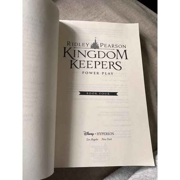 Hyperion Kingdom Keepers Ridley Pearson Books 3-4 Disney in Shadow Power Play - Picture 9 of 10